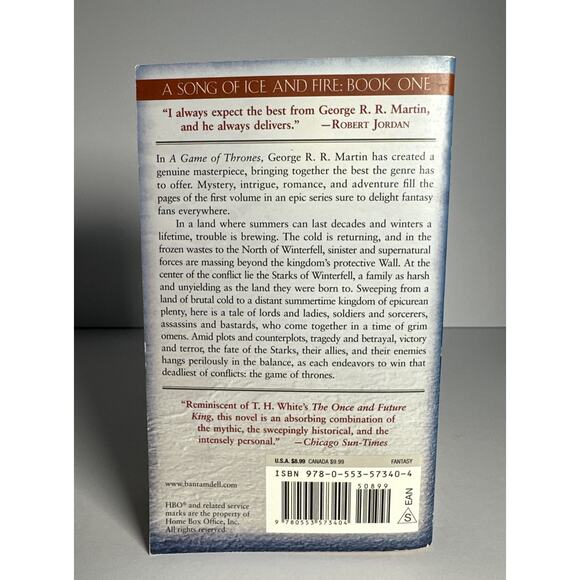 A Game of Thrones (A Song of Ice and Fire, Book 1) By Martin, George R.R. - GOOD - Picture 2 of 7